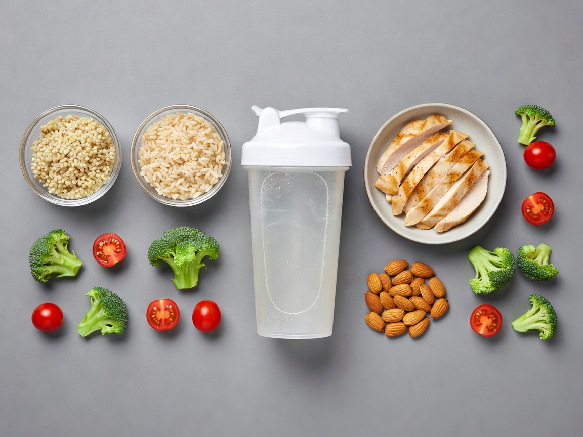Intra workout fluid and macro calculated athletic food layout