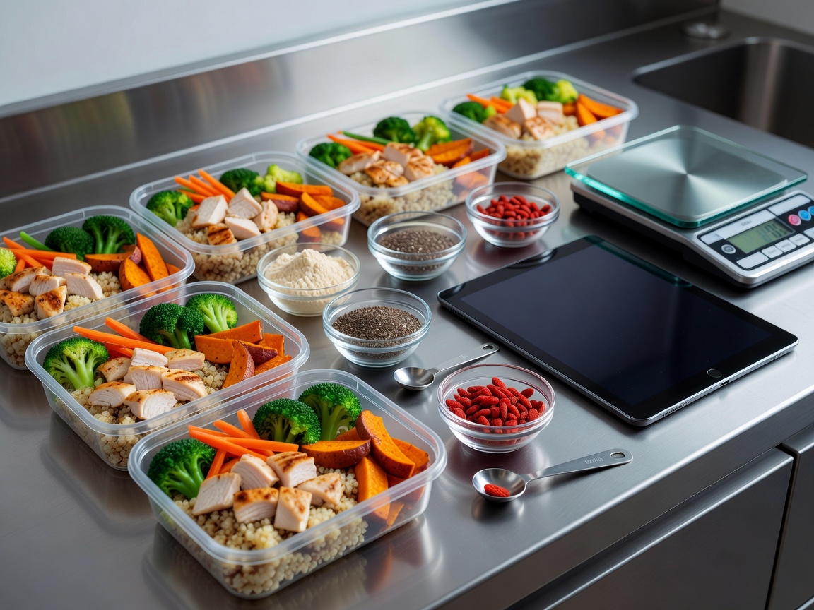 Precision calculated high performance athletic meal prep and nutrition